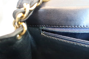 CHANEL CC mark chain shoulder bag Lambskin Navy/Gold hadware Shoulder bag 600050199