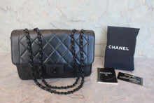 画像をギャラリービューアに読み込む, CHANEL/シャネル マトラッセチェーンショルダーバッグ ラムスキン オールブラック ショルダーバッグ 800020080
