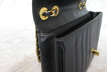 将图片加载到图库查看器，CHANEL/香奈儿 coco小姐 链条包 荔枝皮 Black/Gold hadware(黑色/金色金属) 肩背包 700100157
