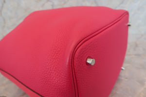 HERMES／エルメス ピコタンロックカザック2ＭＭ トリヨンクレマンス ローズエクストリーム/ローズメキシコ/ルージュクー Y刻印 ハンドバッグ 700030174