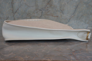 HERMES／エルメス エブリン1GM トワルアッシュ/トリヨンクレマンス ベージュ/ホワイト □H刻印 ショルダーバッグ 700050081
