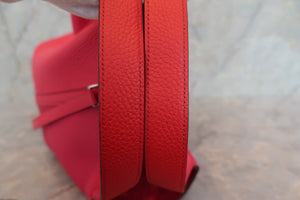 HERMES／エルメス ピコタンロックカザック2ＭＭ トリヨンクレマンス ローズエクストリーム/ローズメキシコ/ルージュクー Y刻印 ハンドバッグ 700030174