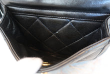 Load image into Gallery viewer, CHANEL Matelasse chain back pack Lambskin Black/Gold hadware Back pack 800070100
