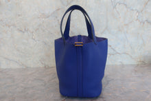 画像をギャラリービューアに読み込む, HERMES／エルメス ピコタンロックＰＭ トリヨンクレマンス ブルーエレクトリック C刻印  ハンドバッグ 800030150
