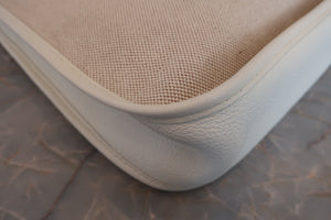 HERMES／エルメス エブリン1GM トワルアッシュ/トリヨンクレマンス ベージュ/ホワイト □H刻印 ショルダーバッグ 700050081
