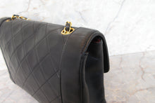 将图片加载到图库查看器，CHANEL/香奈儿 CF 链条包 羊皮 Black/Gold hadware(黑色/金色金属) 肩背包 700100153
