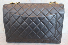 将图片加载到图库查看器，CHANEL/香奈儿 中号CF 单盖包 链条包 羊皮 Black/Gold hadware(黑色/金色金属) 肩背包 600080047
