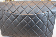 将图片加载到图库查看器，CHANEL/香奈儿 中号CF 单盖包 链条包 羊皮 Black/Gold hadware(黑色/金色金属) 肩背包 600080047
