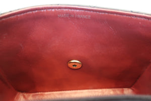 CHANEL/シャネル ミニマトラッセシングルフラップチェーンショルダーバッグ ラムスキン ブラック/ゴールド金具 ショルダーバッグ 700090044