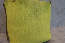 Load image into Gallery viewer, HERMES PICOTIN LOCK PM Clemence leather Lime Y Engraving Hand bag 600120016
