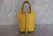 画像をギャラリービューアに読み込む, HERMES／エルメス ピコタンロックＰＭ トリヨンクレマンス ジョーヌナプル Y刻印 ハンドバッグ 700120128
