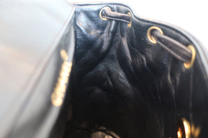 CHANEL/シャネル マトラッセチェーンリュック ラムスキン ブラック/ゴールド金具 リュック 700060267