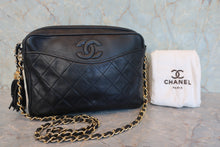 將圖片載入圖庫檢視器 CHANEL/シャネル マトラッセフリンジチェーンショルダーバッグ ラムスキン ブラック/ゴールド金具 ショルダーバッグ 800080034
