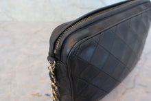 將圖片載入圖庫檢視器 CHANEL/シャネル マトラッセフリンジチェーンショルダーバッグ ラムスキン ブラック/ゴールド金具 ショルダーバッグ 800080034
