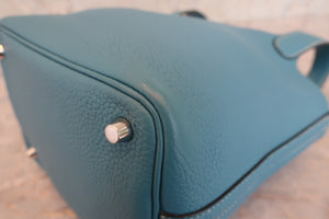 HERMES／エルメス ピコタンロックＰＭ トリヨンクレマンス ブルージーン ハンドバッグ 700060255