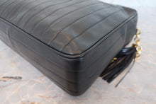 将图片加载到图库查看器，CHANEL/香奈儿 coco小姐 流苏 链条包 羊皮 Black/Gold hadware(黑色/金色金属) 肩背包 700110148
