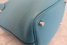 將圖片載入圖庫檢視器 HERMES／エルメス ピコタンロックＰＭ トリヨンクレマンス ブルージーン ハンドバッグ 700060255
