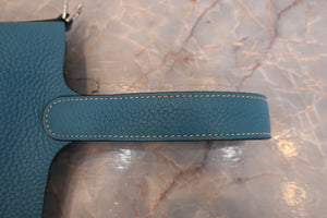 HERMES／エルメス ピコタンロックＰＭ トリヨンクレマンス ブルージーン ハンドバッグ 700060255