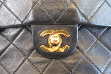 将图片加载到图库查看器，CHANEL/香奈儿 迷你CF 单盖 链条包 羊皮 Black/Gold hadware(黑色/金色金属) 肩背包 700100175
