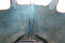 將圖片載入圖庫檢視器 HERMES／エルメス ピコタンロックＰＭ トリヨンクレマンス ブルージーン ハンドバッグ 700060255
