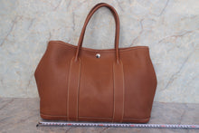 将图片加载到图库查看器，HERMES  GARDEN PARTY PM Negonda leather Gold □M刻印 Tote bag 700120178
