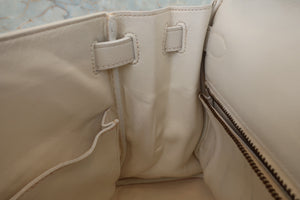 HERMES／エルメス ケリー28 ヴォーガリバー ホワイト 〇R刻印 ハンドバッグ 700040113