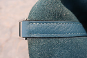 HERMES／エルメス ピコタンロックＰＭ トリヨンクレマンス ブルージーン ハンドバッグ 700060255