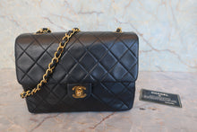 画像をギャラリービューアに読み込む, CHANEL/シャネル ミニマトラッセシングルフラップチェーンショルダーバッグ ラムスキン ブラック/ゴールド金具 ショルダーバッグ 800020042
