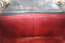 Load image into Gallery viewer, CHANEL Mini Full Flap chain shoulder bag Lambskin Black/Gold hadware Shoulder bag 800050010
