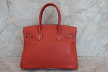 將圖片載入圖庫檢視器 HERMES／エルメス バーキン30 トリヨンクレマンス サンギーヌ/ホワイト ハンドバッグ 700060224
