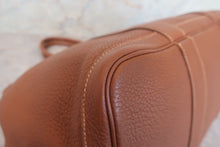 将图片加载到图库查看器，HERMES  GARDEN PARTY PM Negonda leather Gold □M刻印 Tote bag 700120178
