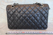 Load image into Gallery viewer, CHANEL Matelasse double flap double chain shoulder bag Caviar skin Black/Silver hadware Shoulder bag 800080082
