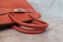 將圖片載入圖庫檢視器 HERMES／エルメス バーキン30 トリヨンクレマンス サンギーヌ/ホワイト ハンドバッグ 700060224
