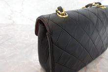将图片加载到图库查看器，CHANEL/香奈儿 迷你CF 链条包 羊皮 Black/Gold hadware(黑色/金色金属) 肩背包 700100155
