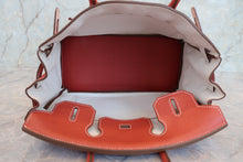 將圖片載入圖庫檢視器 HERMES／エルメス バーキン30 トリヨンクレマンス サンギーヌ/ホワイト ハンドバッグ 700060224
