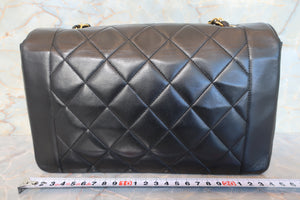 CHANEL  Diana matelasse chain shoulder bag Lambskin Black/Gold hadware Shoulder bag 700100074