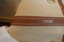 将图片加载到图库查看器，HERMES  GARDEN PARTY PM Negonda leather Gold □M刻印 Tote bag 700120178

