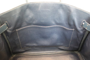 HERMES BIRKIN 30 Graine Couchevel leather Navy □D Engraving Hand bag 600050208
