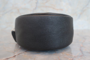 CHANEL/シャネル ココマークラウンドチェーンショルダーバッグ キャビアスキン ブラック/ゴールド金具 ショルダーバッグ 700050165