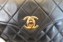 将图片加载到图库查看器，CHANEL/香奈儿 迷你CF 链条包 羊皮 Black/Gold hadware(黑色/金色金属) 肩背包 700100155
