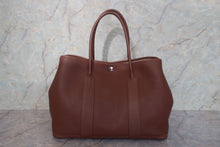 将图片加载到图库查看器，HERMES  GARDEN PARTY PM  Negonda leather Marron d'Inde □O刻印 Tote bag 700120258

