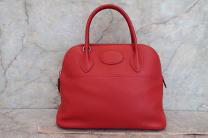 HERMES／エルメス ボリード31 ヴォースイフト ルージュガランス □K刻印 ショルダーバッグ 700060228