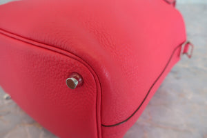 HERMES／エルメス ピコタンロックＰＭ トリヨンクレマンス ローズエクストリーム D刻印 ハンドバッグ 700080013