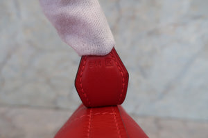 HERMES／エルメス ボリード31 ヴォースイフト ルージュガランス □K刻印 ショルダーバッグ 700060228