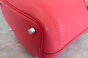 HERMES／エルメス ピコタンロックＰＭ トリヨンクレマンス ローズエクストリーム D刻印 ハンドバッグ 700080013