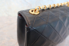 画像をギャラリービューアに読み込む, CHANEL/シャネル マトラッセチェーンショルダーバッグ ラムスキン ブラック/ゴールド金具 ショルダーバッグ 800020081
