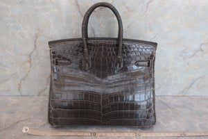 HERMES BIRKIN 25 Crocodile Niloticus □J刻印 Hand bag 600080060