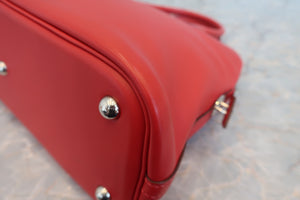 HERMES／エルメス ボリード31 ヴォースイフト ルージュガランス □K刻印 ショルダーバッグ 700060228