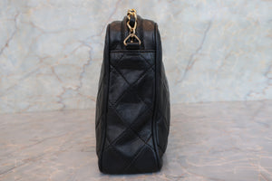 CHANEL/シャネル マトラッセフリンジチェーンショルダーバッグ ラムスキン ブラック/ゴールド金具 ショルダーバッグ 700090064