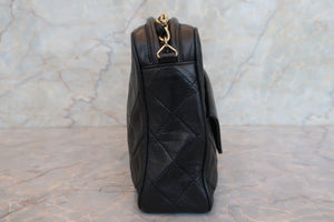 CHANEL/シャネル マトラッセフリンジチェーンショルダーバッグ ラムスキン ブラック/ゴールド金具 ショルダーバッグ 700090064